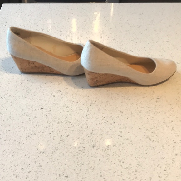 George brand white wedge shoes size 6 - Picture 2 of 4
